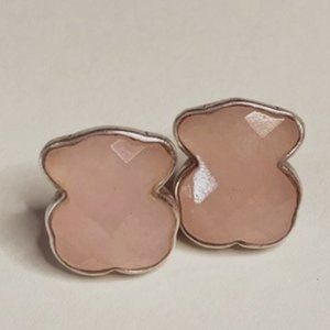 TOUS Rose Quartz Earrings *AUTHENTIC*